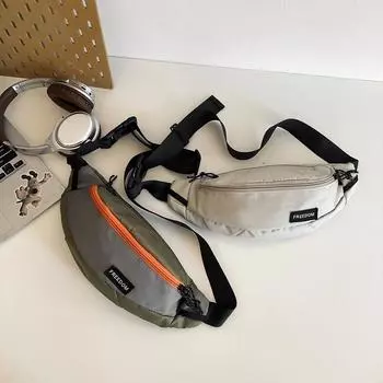 Сумка Crossbody Fanny Bag Niche Versatile 2024 Новая мода Спортивная High Sense Интернет знаменитость Популярная ins Нагрудная сумка для женщин чёрный