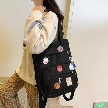 Сумка Crossbody сумки через плечо большой емкости в стиле колледжа для студенток