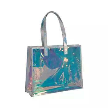 Сумка Цветная Пластиковая Прозрачная Желейная Сумка Подарочная Сумочка One Size