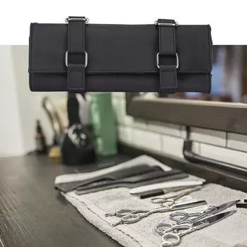 Сумка-держатель для парикмахера, сумка для салонных инструментов для парикмахера, визажиста чёрный