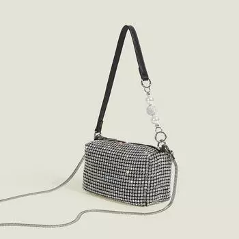 Сумка Diamond женская весна и лето полная сумка Diamond сумка Senior Sense одно плечо сумка через плечо сумка подмышкой чёрный