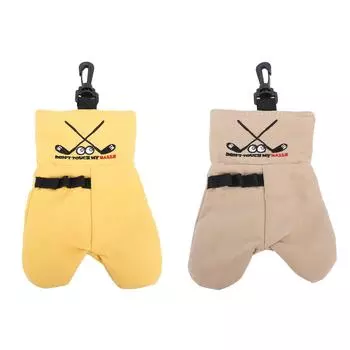 Сумка для аксессуаров для мячей с забавным принтом, двухсторонняя, из бархата, переносная, для хранения мячей, для клуба S Yellow