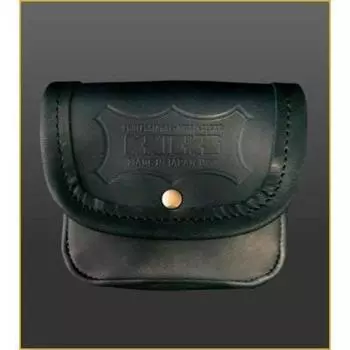 Сумка для аксессуаров Knicks из черной дубленой кожи KBS-100BOX чёрный