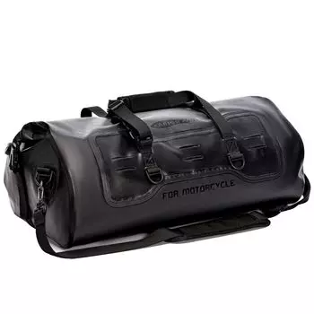 Сумка для багажа для мотоцикла 40 л со светоотражающими знаками, водонепроницаемая сумка на заднее сиденье для мотоциклов, сумка для переноски для кемпинга с сухим и влажным разделением