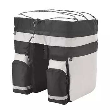 Сумка для багажника 60 л, большая вместимость, сумка для заднего багажника 3 в 1, многофункциональная сумка для хранения на заднем сиденье