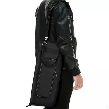 Сумка для барабанных палочек, чехол для хранения барабанных палочек, большая вместимость, сумка-держатель с ручкой для переноски для шоу