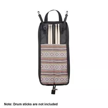 Сумка для барабанных палочек, чехол для молотка, ткань Оксфорд с подвесными крючками, износостойкий портативный барабан коричневый