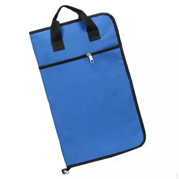 Сумка для барабанных палочек, портативная подвесная сумка для хранения палочек с ручкой для перкуссии чёрный