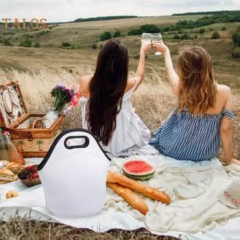 Сумка для бенто, легко моющийся мешок для еды, 3 стиля, прочная изолированная сумка для ланча, школьные принадлежности B