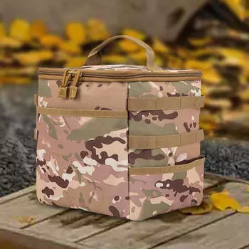 Сумка для бензобака для кемпинга, практичная сумка, кухонная утварь, многоцелевой портативный органайзер для посуды