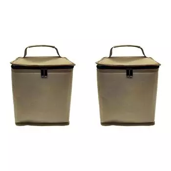 Сумка для бензобака с фонарем для кемпинга из ткани Оксфорд 600D для кемпинга на открытом воздухе(Хаки Большой)