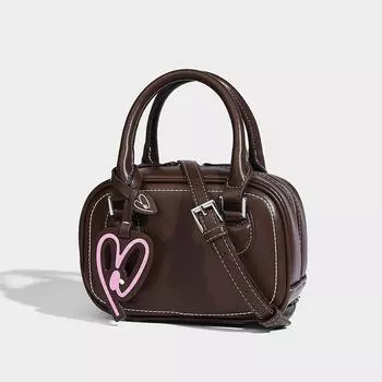 Сумка для боулинга на осень и зиму, сумка для тостов, легкая, роскошная, нишевая, высокого класса, сумка Sense Everything на одно плечо через плечо чёрный