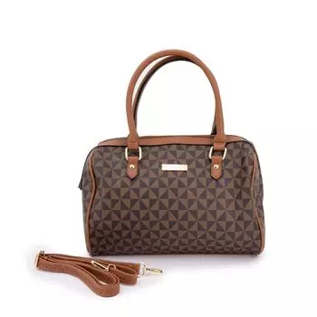 Сумка для боулинга среднего коричневого цвета с графичным принтом Женский TORRENTE