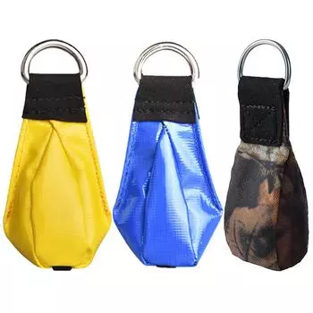 Сумка для броска альпинистской веревки, многоцелевая профессиональная сумка для броска веревки, портативная для наружного скалолазания по деревьям, рабочий такелаж жёлтый