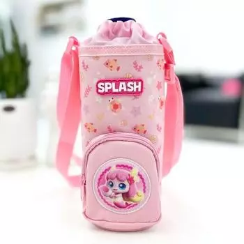 Сумка для бутылок с водой Haute Anjou Girls Catch Tiniping Fondant Ping Eve Pocket, розовая (Фондант Пинг), 1 шт., популярный персонаж в Корее