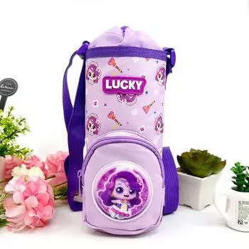 Сумка для бутылок с водой Haute Anjou Girls Catch Tinipping Lucky Ping Billy Pocket, фиолетовая (Удачный пинг), 1 шт., популярный персонаж в Корее