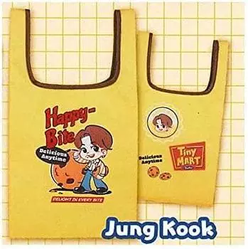 Сумка для чашек TinyTAN TinyMART Gacha Игрушка-капсула Gacha [8.Jung Kook] (один предмет)