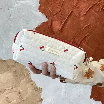 Сумка для детских подгузников с вышитым узором, новая корейская косметическая сумка для хранения Instagram для женщин