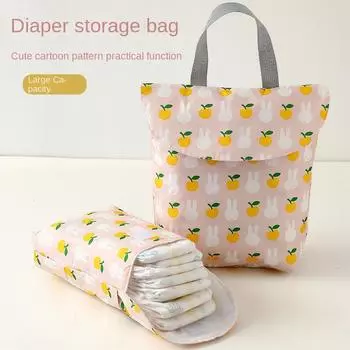 Сумка для детских подгузников Сумка для хранения подгузников Портативная водонепроницаемая подвесная сумка для мам Сумка для хранения подгузников