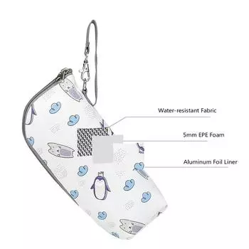 Сумка для детской бутылочки, подогреватель для бутылочек, алюминиевая форма для кормления ребенка, изоляционная коляска, подвесная сумка для хранения чашек, напитков