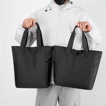 Сумка для документов большой емкости, мужская сумка-портфель Horizontal Style темно-синий