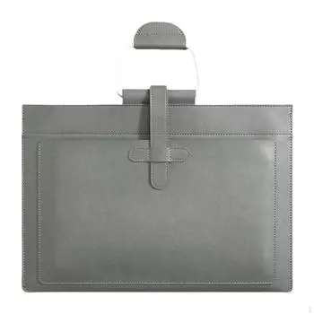 Сумка для документов, папка, сумка для ноутбука, подарок на день отца, путешествие, праздник, работа серый