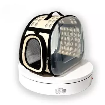 Сумка для домашних животных через плечо, дышащая и портативная сумка для кошек, рюкзак для собак, складная прозрачная сумка для кошек, багаж большой вместимости S