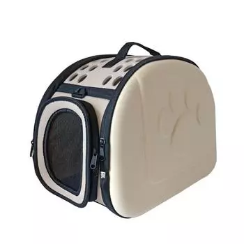 Сумка для домашних животных, складной рюкзак для кошек, сумка для собак, переносная сумка для кошек для улицы, автомобильная сумка для кошек среднего размера, сумка для переноски через плечо чёрный