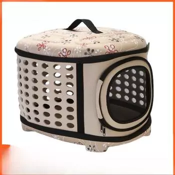 Сумка для домашних животных Сумка Out-and-out Складная и портативная сумка для домашних животных, устанавливаемая в машину Портативная сумка через плечо для кошек и собак 45*38*32 cm