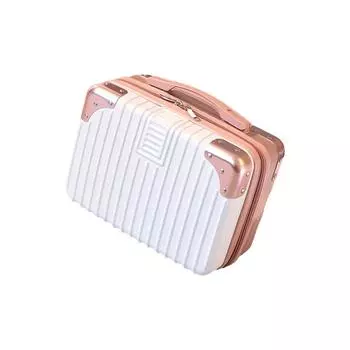 Сумка для дорожного чемодана, удобная и вместительная, для палитры макияжа, косметичка, чемодан, хороший выбор подарка, B63silvery, 14 дюймов