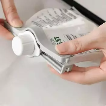 Сумка для еды, кухонный волшебный уплотнительный зажим, сумка для приправ, влагостойкий герметик, кухонные аксессуары, органайзер, зажимы 10 PCS серый