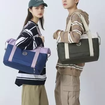 Сумка для фитнеса большой емкости, влажная и сухая разделительная сумка для плавания, мужская и женская ручная кладь зелёный