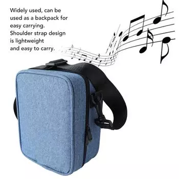 Сумка для фортепиано с большим пальцем, ткань Оксфорд, универсальный чехол для хранения Kalimba с ремешком для тренировок, путешествий, синий подарок