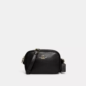 Сумка для фотоаппарата Coach Mini Jamie золотисто-черная