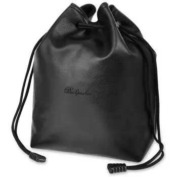 Сумка для фотокамеры, чехол для объектива, легкий, с завязкой, мини-размер, подкладка из флиса [FUPUONE] (Черный, М)