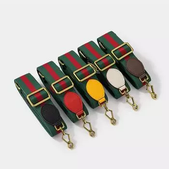 «Сумка для фотокамеры европейского и американского дизайна с регулируемым широким тканым ремнем, голова тигра, контраст красного, зеленого и синего цветов»