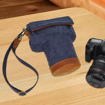 Сумка для фотокамеры Многофункциональный удобный практичный модный защитный чехол для фотосъемки на открытом воздухе синий