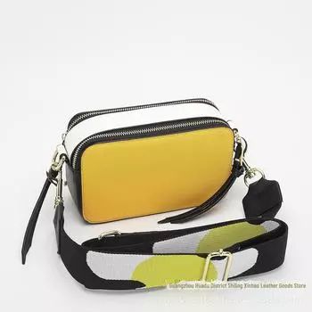 Сумка для фотокамеры с принтом пальм в стиле ретро и широким ремешком