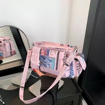 Сумка для газет для студенток, специализирующихся в лесном хозяйстве, персонализированная водонепроницаемая сумка через плечо для газет в стиле ретро, сумка для мобильного телефона, на одно плечо