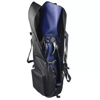 Сумка для гольфа 900D утолщенная водонепроницаемая сумка для гольф-клуба Защитная сумка для гольф-кара Складная сумка для регистрации в самолете чёрный