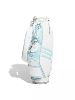 Сумка для гольфа Caddy Bag Lightweight Three Stripe Caddy Bag Aqua [Adidas Golf] женская белая/прозрачная