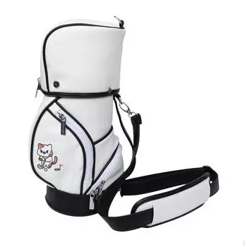 Сумка для гольфа, держатель для мячей, хранение для женщин, женские клубные принадлежности, спорт на открытом воздухе белый