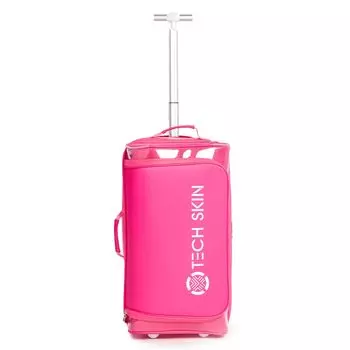 Сумка для гольфа TECH SKIN Tour Flex Boston с роликами, легкая, вместительная, водонепроницаемая, для переноски снаряжения для гольфа (Неоново-розовый)