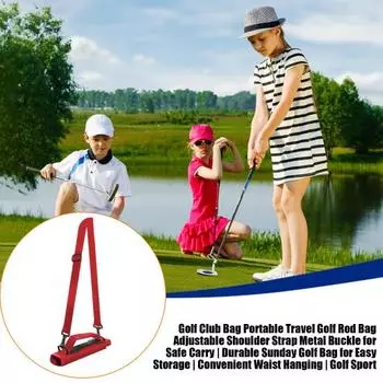 Сумка для гольфа Yousheng, маленькая дорожная сумка для гольфа для мужчин и женщин, женская мини-портативная сумка для гольфа, воскресная сумка для гольфа красный