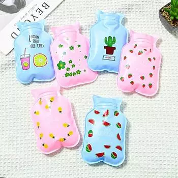 Сумка для горячей воды из мультфильма ПВХ для инъекций воды, сумка для заполнения бутылок, грелка для рук, зимний рождественский подарок на вечеринку