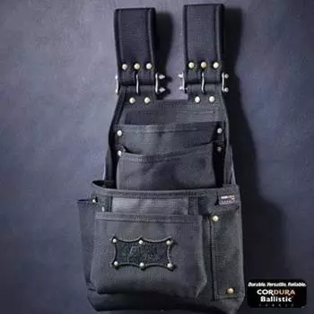 Сумка для гвоздей Knicks Cordura Ballistic Fabric Chain Type для метода строительства 24 BA-6501DX чёрный