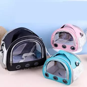 Сумка для хомяка, складное гнездо, портативная дышащая сумка на плечо для морской свинки, маленькая сумка для кролика S чёрный