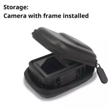 Сумка для хранения экшн-камеры Yousheng, прочная, ударопрочная, с застежкой-молнией, органайзер для камеры OSMO Action 5 Pro/4/3 чёрный