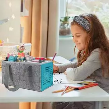 Сумка для хранения аудиоплеера для Toniebox, чехол для образовательных музыкальных игрушек для фигурок Tonies, портативная сумка фиолетовый