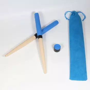 Сумка для хранения барабанных палочек Azuki Home Taiko Maibachi для начинающих со сменной рукояткой, синяя синий